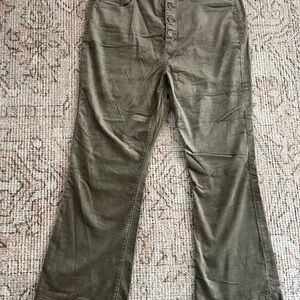 LOFT Sage Green Button Pants